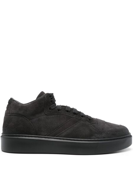  Doucal's Suede Sneakers - Black 