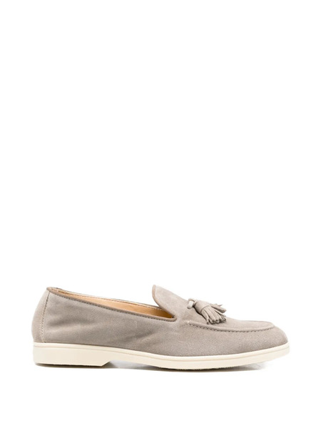  Doucal's Tassel Suede Loafers - Grey 