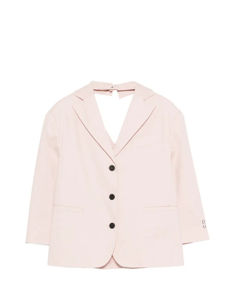  Douuod Kids Buttoned Bow Jacket - Pink 