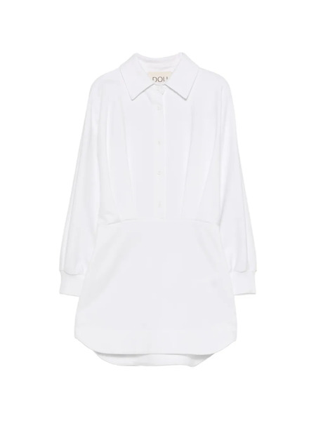  Douuod Kids Buttoned Dress - White 