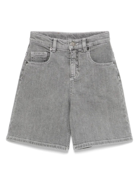  Douuod Kids Denim Shorts - Grey 