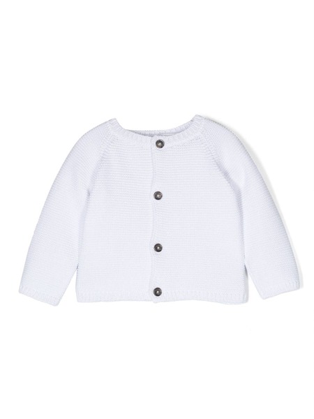  Douuod Kids Knitted Long-sleeved Cardigan - White 