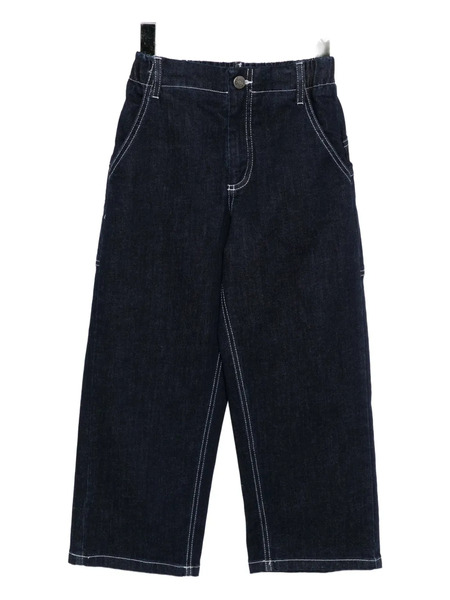  Douuod Kids Logo-embroidered Jeans - Blue 
