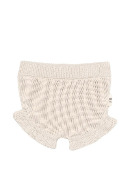  Douuod Kids Ruffled Knit Shorts - Neutrals 