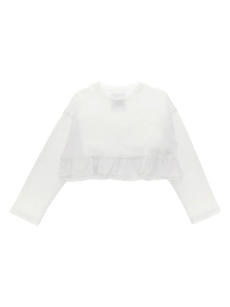  Douuod Kids Ruffled T-shirt - White 