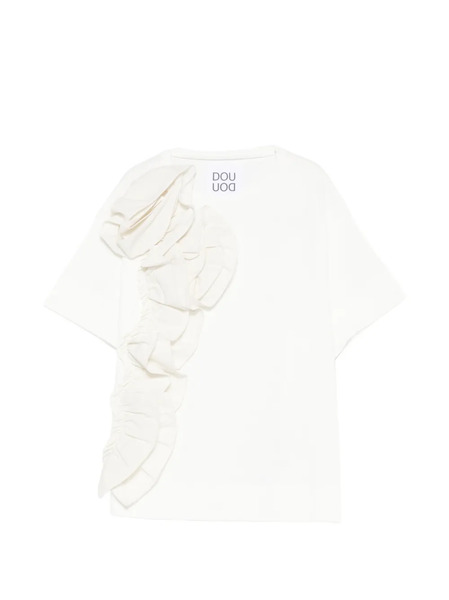  Douuod Kids Ruffled T-shirt - White 