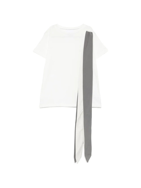  Douuod Kids Sash-detail T-shirt - White 