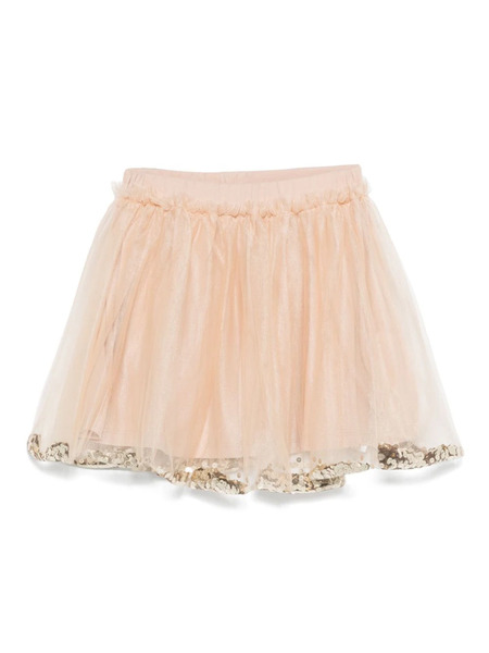 Douuod Kids Sequin Embellished Skirt - Neutrals 