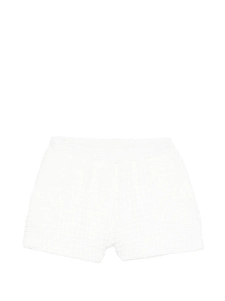  Douuod Kids Textured Shorts - White 