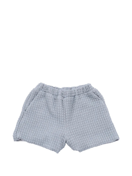  Douuod Kids Waffle-knit Shorts - Blue 
