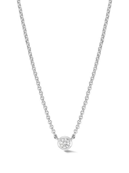  Dower And Hall Dewdrop Pendant Necklace - Silver 