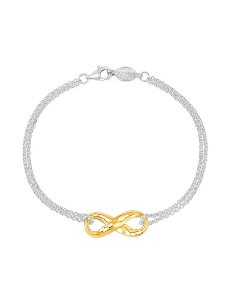  Dower And Hall Entwined Infinity Two-tone Bracelet - Gold 