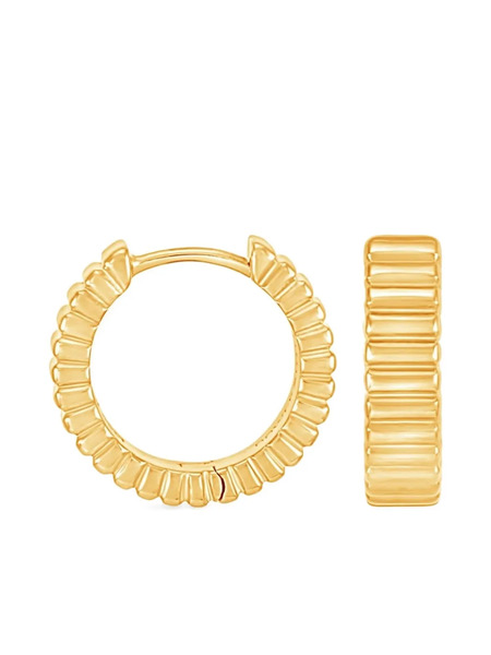  Dower And Hall Medium Humbug Earrings - Gold 