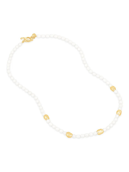  Dower And Hall Ocean Pebble Necklace - Gold 