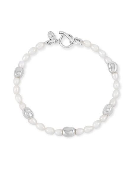  Dower And Hall Pebble Bracelet - Silver 