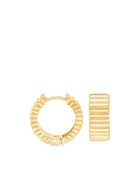  Dower And Hall Single Large Humbug Hoop Earring - Gold 