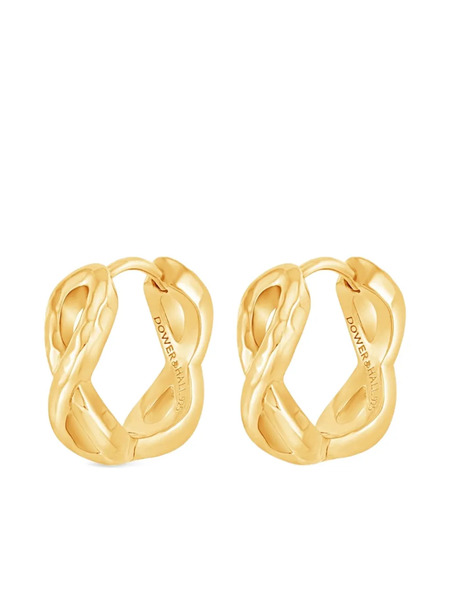  Dower And Hall Small Entwined Infinity Earrings - Gold 