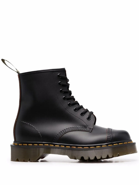  Dr. Martens Bex Toe Cap Biker Boots - Black 
