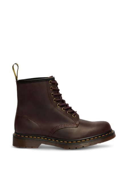  Dr. Martens 1460 Crazy Horse Combat Boots - Red 