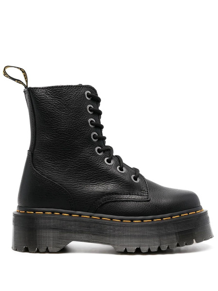  Dr. Martens Jadon Iii Pisa-leather Platform Boots - Black 