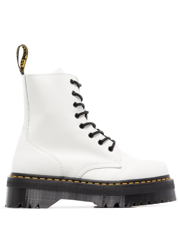  Dr. Martens Jadon Platform Boots - White 