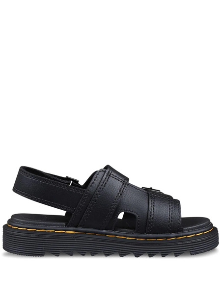  Dr. Martens Kids Varrel Leather Sandals - Black 