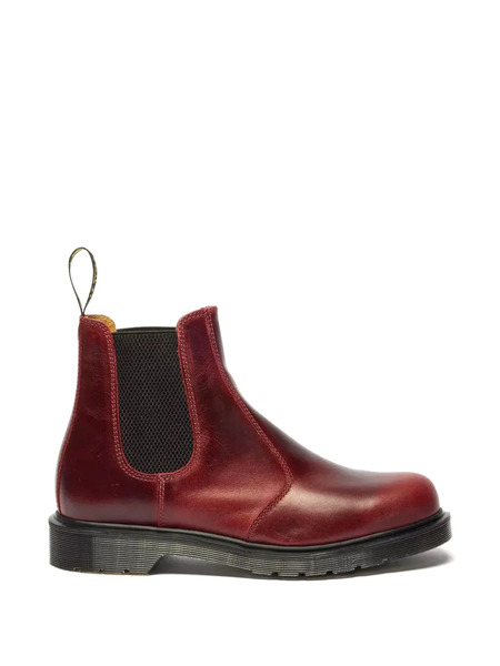  Dr. Martens Leather Chelsea Boots - Red 