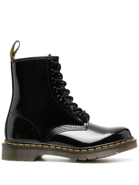  Dr. Martens 1460 Leather Combat Boots - Black 