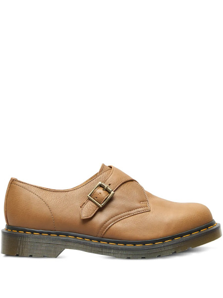  Dr. Martens Leather Monk Shoes - Neutrals 