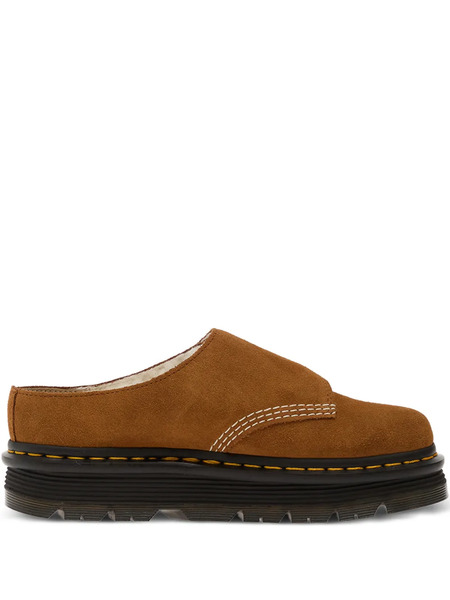  Dr. Martens Platform-heel Mules - Brown 