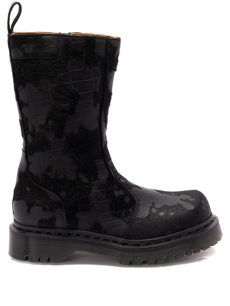  Dr. Martens Rejena Emboss Leather Boots - Black 