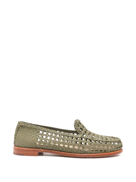  Dragon Diffusion Dolly Woven Loafers - Green 