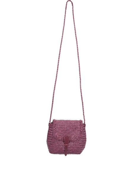  Dragon Diffusion Mini City Woven Braided Shoulder Bag - Purple 