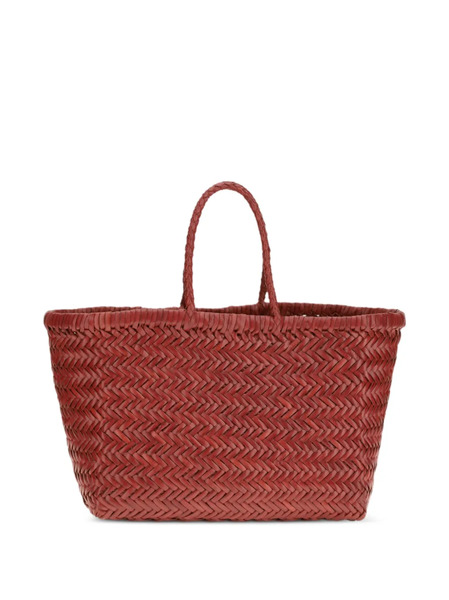  Dragon Diffusion Mini Flat Gora Handwoven Tote Bag - Red 