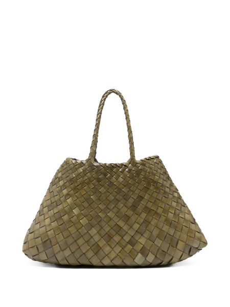  Dragon Diffusion Small Santa Croce Tote Bag - Green 