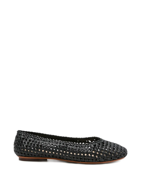  Dragon Diffusion Woven Ballerina Shoes - Black 