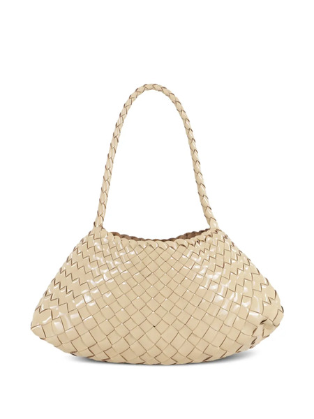  Dragon Diffusion Woven-leather Shoulder Bag - Neutrals 
