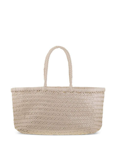  Dragon Woven Tote Bag - Neutrals 