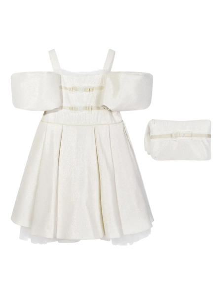  Dress & Fleur Ribbon-detailing Dress - Neutrals 