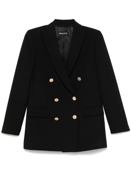  Drhope Double-breasted Blazer - Black 