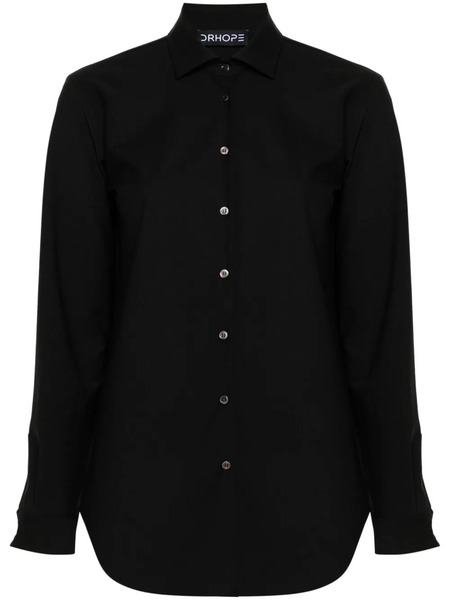  Drhope Plain Shirt - Black 
