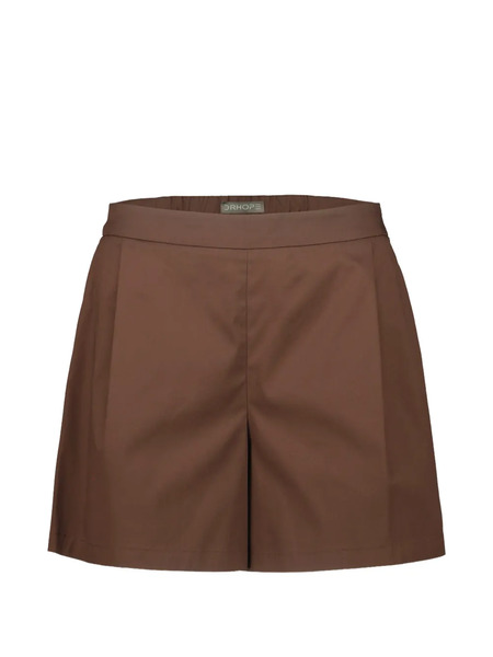  Drhope Pleated Shorts - Brown 