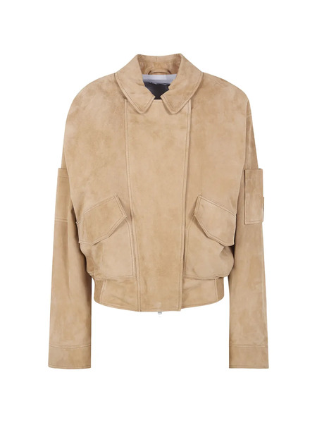  Drhope Pocket Suede Jacket - Neutrals 