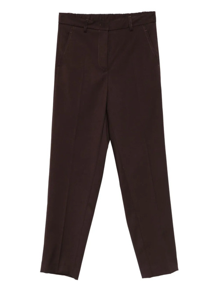  Drhope Pressed-crease Trousers - Brown 