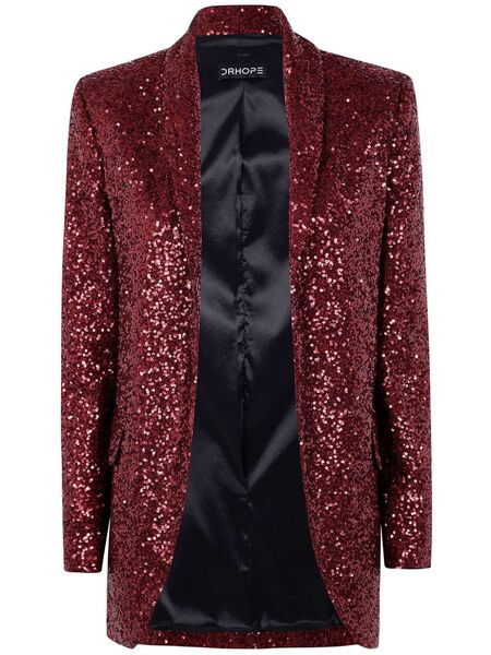  Drhope Sequined Blazer - Red 