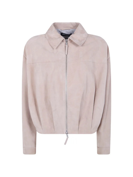  Drhope Suede Zip Jacket - Neutrals 