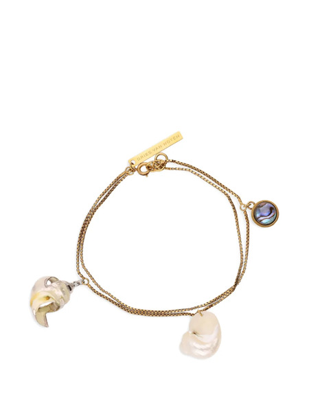  Dries Van Noten Chain Charm Bracelet - Gold 