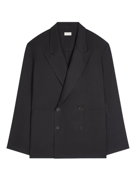  Dries Van Noten Double-breasted Blazer - Black 
