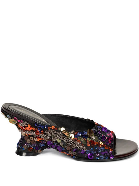  Dries Van Noten Embellished Open-toe Sandals - Black 