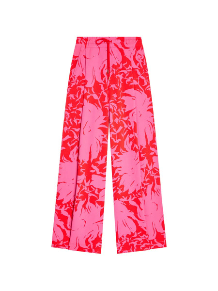  Dries Van Noten Floral Loose Trousers - Pink 
